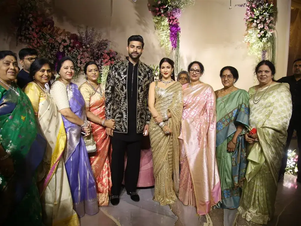 Varun Tej Lavanya Tripathi Wedding Reception Images